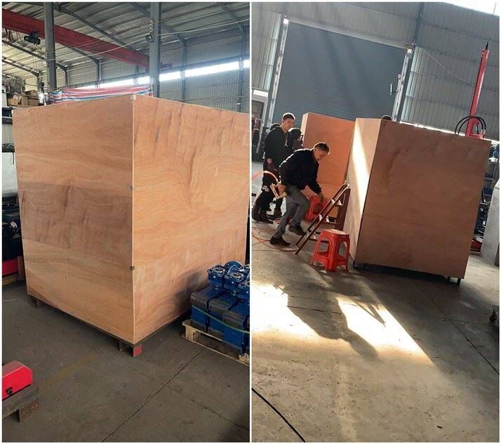Double Blade Cutting Quarry Machine packing